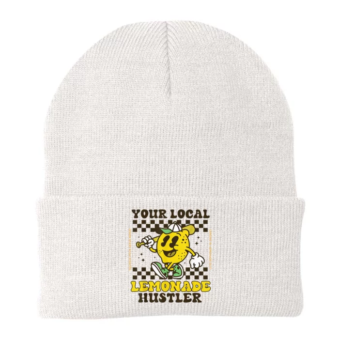 Lemon Stand Funny Lemonade Entrepreneur For Boy Girl Crew Knit Cap Winter Beanie