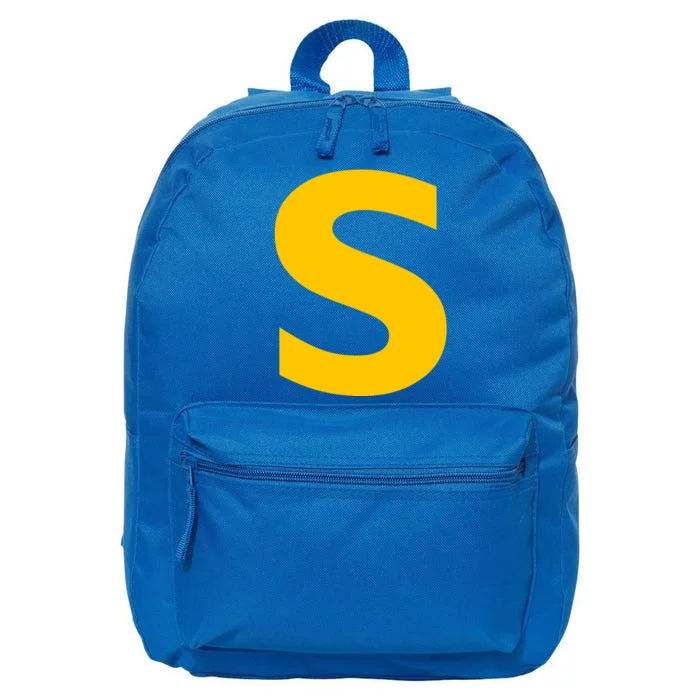 Letter S Funny Chipmunk Group Matching Halloween Costume 16 in Basic Backpack