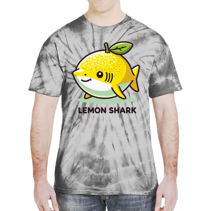 Lemon Shark Funny Animal Made Of Fruit Tie-Dye T-Shirt