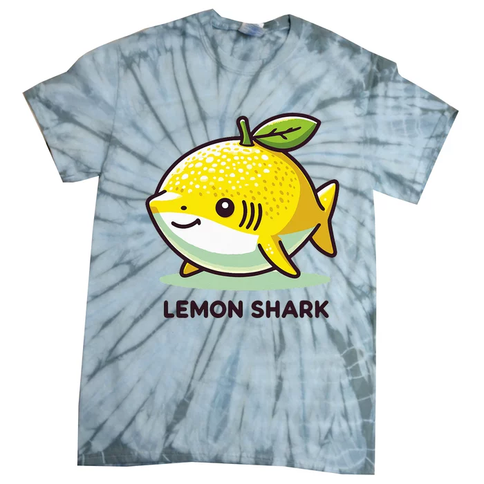 Lemon Shark Funny Animal Made Of Fruit Tie-Dye T-Shirt