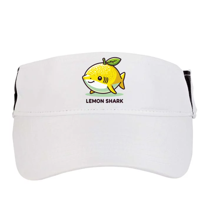 Lemon Shark Funny Animal Made Of Fruit Adult Drive Performance Visor