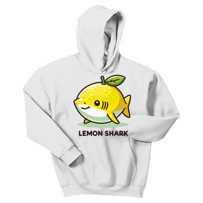 Lemon Shark Funny Animal Made Of Fruit Kids Hoodie