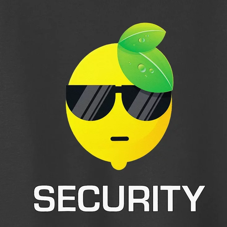 Lemonade Security Funny Lemonade Lemon Stand Crew Toddler T-Shirt