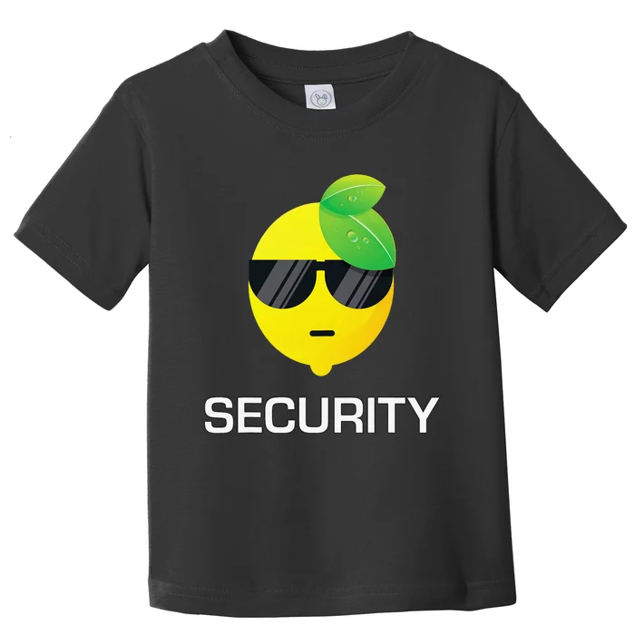 Lemonade Security Funny Lemonade Lemon Stand Crew Toddler T-Shirt