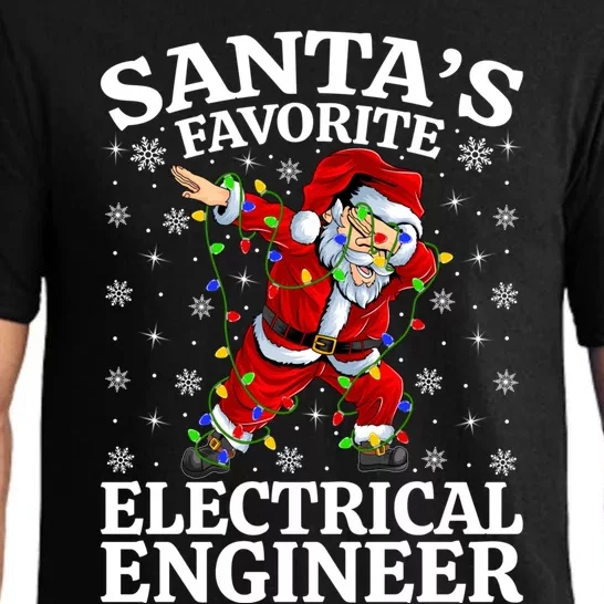 Lighting SantaS Favorites Electrical Engineer Christmas Gift Pajama Set