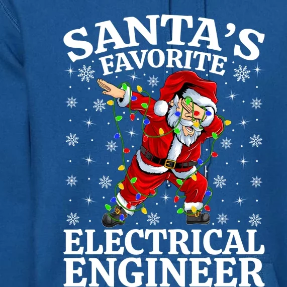 Lighting SantaS Favorites Electrical Engineer Christmas Gift Premium Hoodie