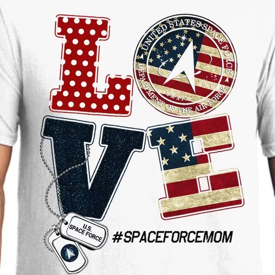 Love Space Force Mom Graduation Proud Space Force Mom Pajama Set