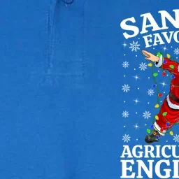 Lighting SantaS Favorites Agricultural Engineer Christmas Gift Softstyle Adult Sport Polo