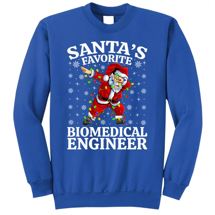 Lighting SantaS Favorites Biomedical Engineer Christmas Cool Gift Tall Sweatshirt