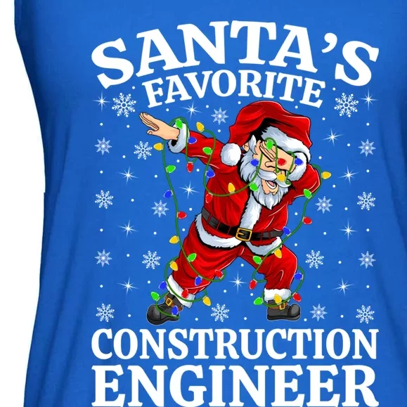 Lighting SantaS Favorites Construction Engineer Christmas Gift Ladies Essential Flowy Tank