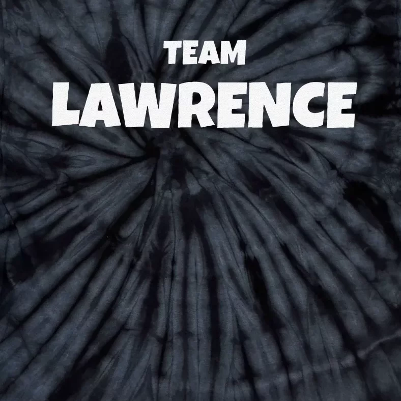 Lawrence Surname Family Birthday Tie-Dye T-Shirt