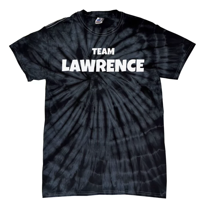 Lawrence Surname Family Birthday Tie-Dye T-Shirt