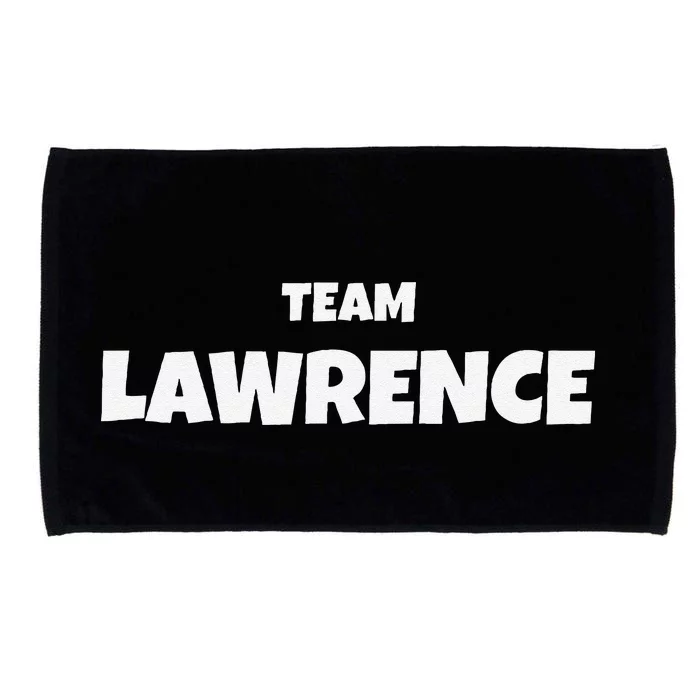 Lawrence Surname Family Birthday Microfiber Hand Towel