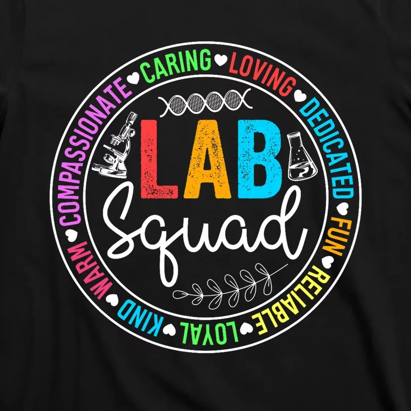 Lab Squad Funny Lab Week 2024 Medical Laboratory Technician T-Shirt