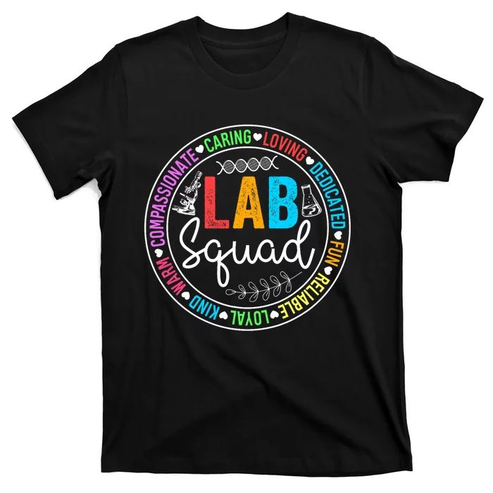 Lab Squad Funny Lab Week 2024 Medical Laboratory Technician T-Shirt