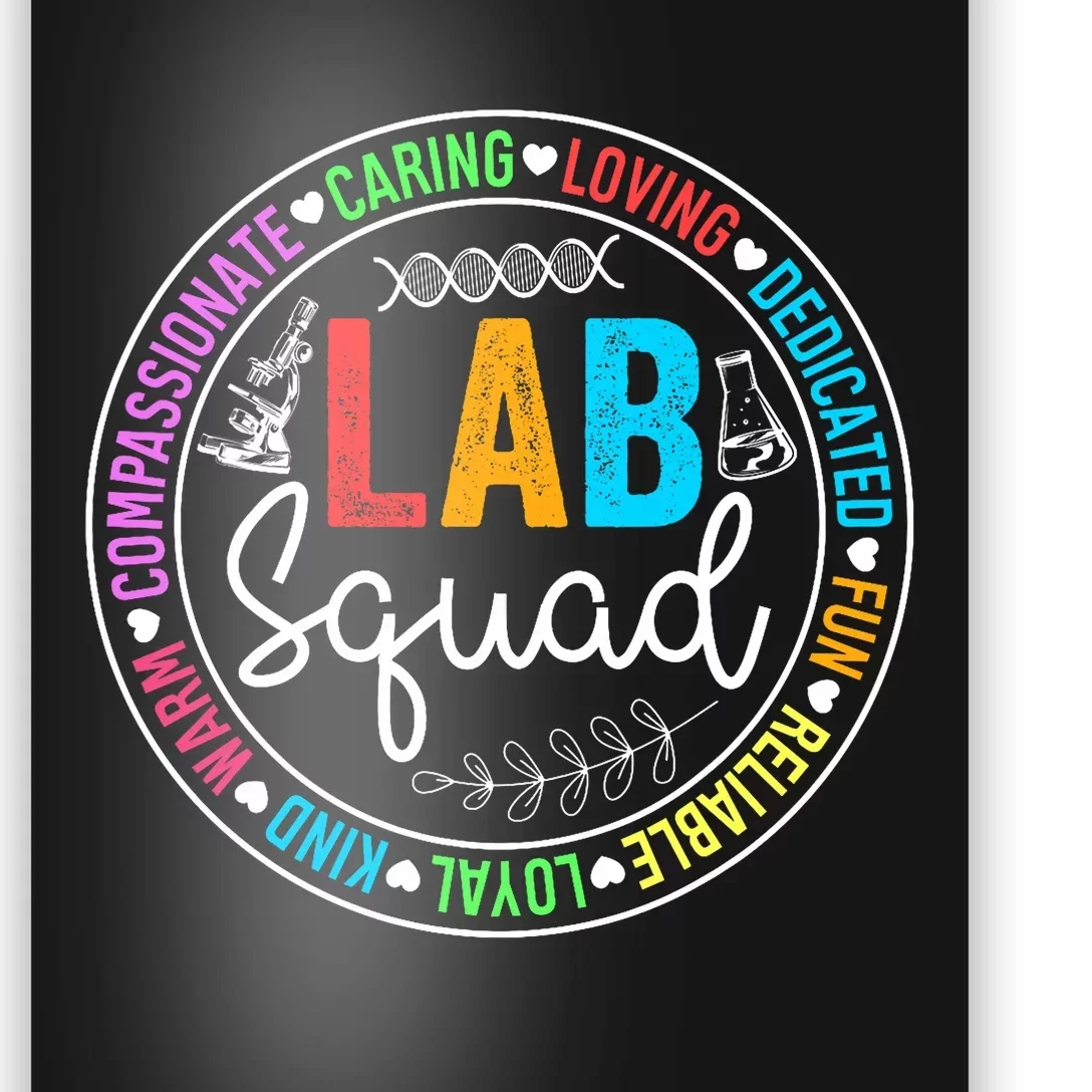 Lab Squad Funny Lab Week 2024 Medical Laboratory Technician Poster