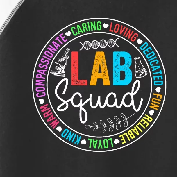 Lab Squad Funny Lab Week 2024 Medical Laboratory Technician Toddler Fine Jersey T-Shirt