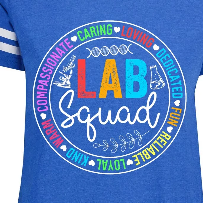 Lab Squad Funny Lab Week 2024 Medical Laboratory Technician Enza Ladies Jersey Football T-Shirt