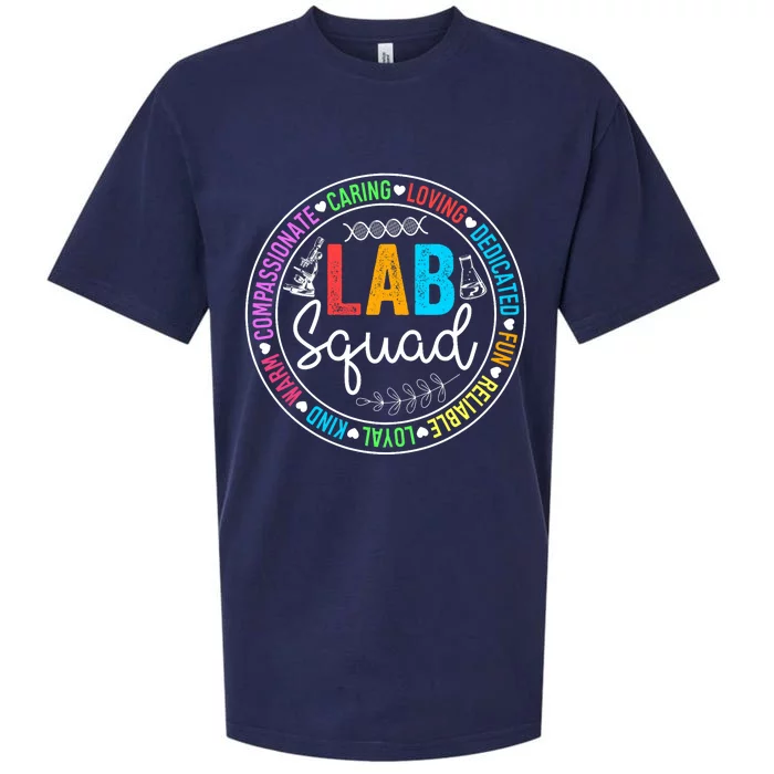 Lab Squad Funny Lab Week 2024 Medical Laboratory Technician Sueded Cloud Jersey T-Shirt