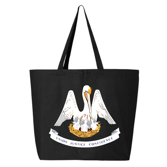 Louisiana State Flag 25L Jumbo Tote