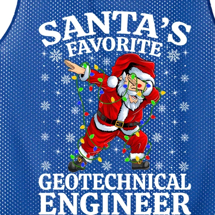 Lighting SantaS Favorites Geotechnical Engineer Christmas Funny Gift Mesh Reversible Basketball Jersey Tank