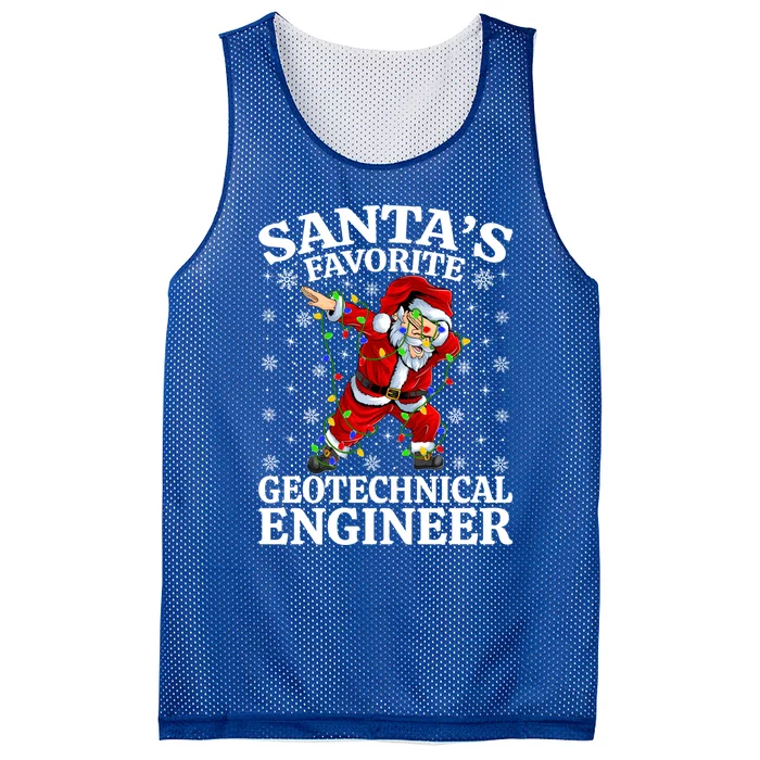 Lighting SantaS Favorites Geotechnical Engineer Christmas Funny Gift Mesh Reversible Basketball Jersey Tank