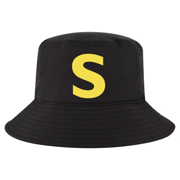 Letter S Funny Chipmunk Group Matching Halloween Costume Cool Comfort Performance Bucket Hat