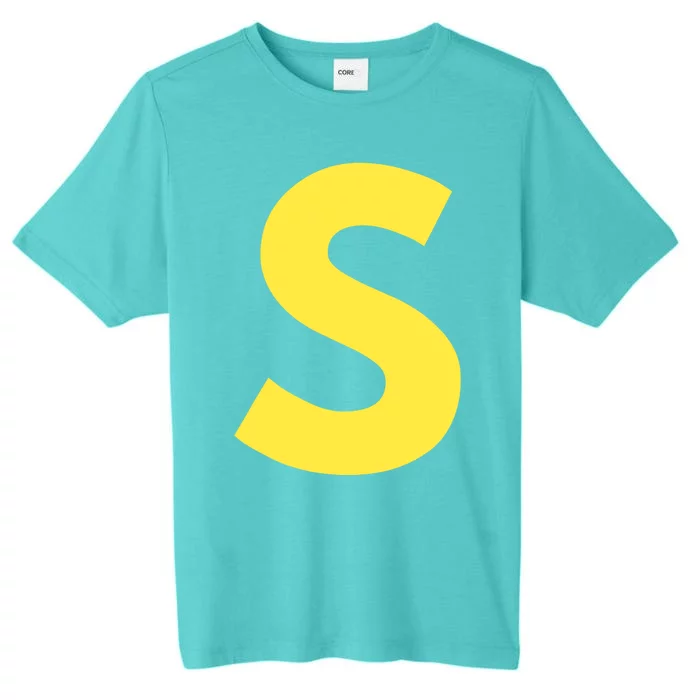 Letter S Funny Matching Halloween Costume ChromaSoft Performance T-Shirt