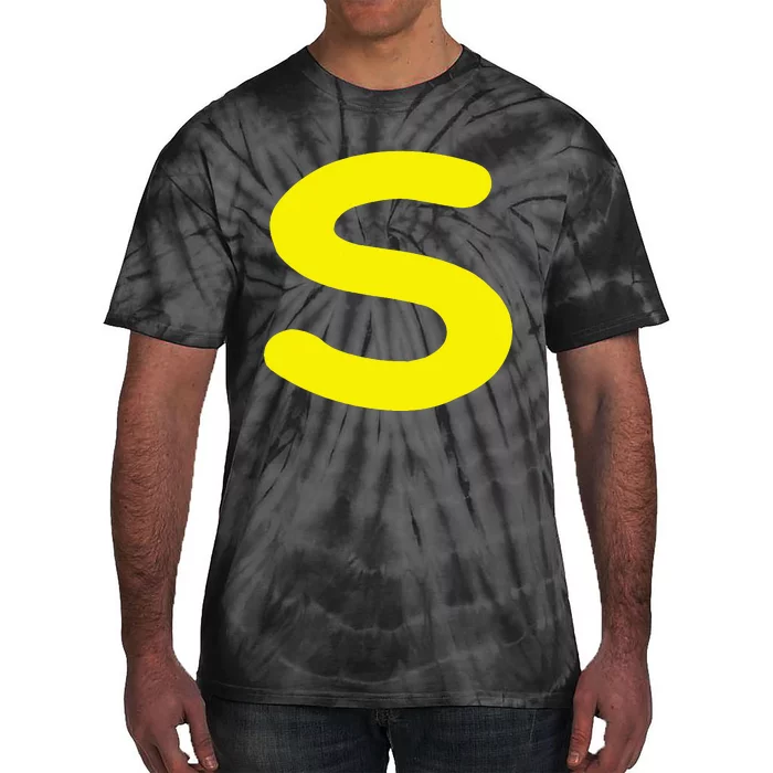 Letter S Funny Matching Halloween Costume Tie-Dye T-Shirt