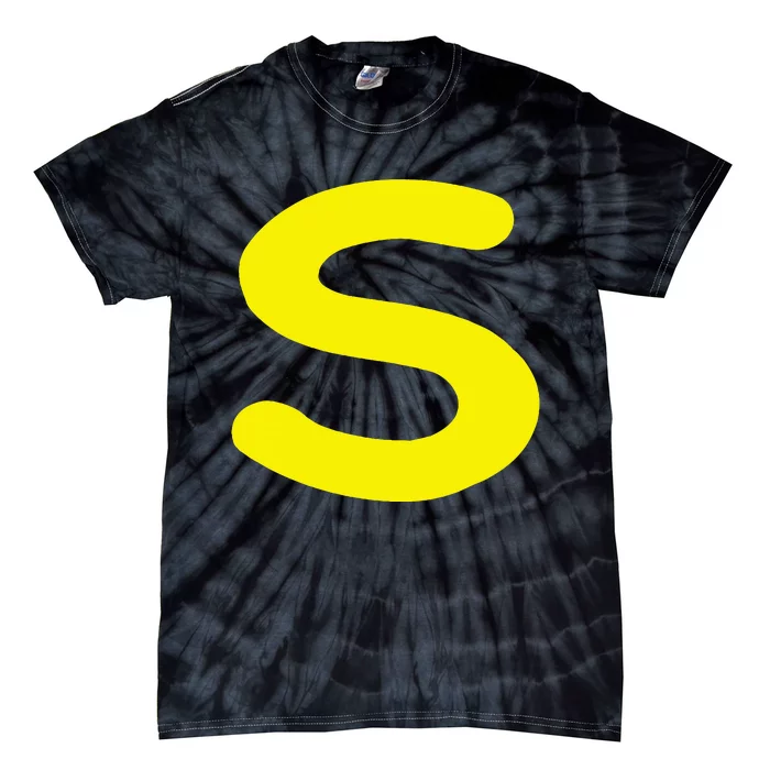 Letter S Funny Matching Halloween Costume Tie-Dye T-Shirt