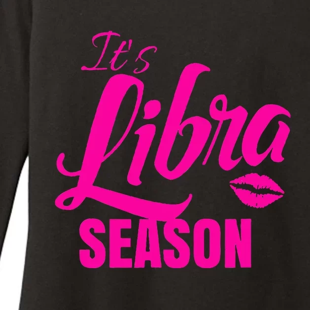 Libra S For Its Libra Season Libra Zodiac Sign Womens CVC Long Sleeve Shirt