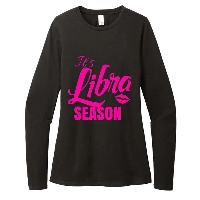 Libra S For Its Libra Season Libra Zodiac Sign Womens CVC Long Sleeve Shirt