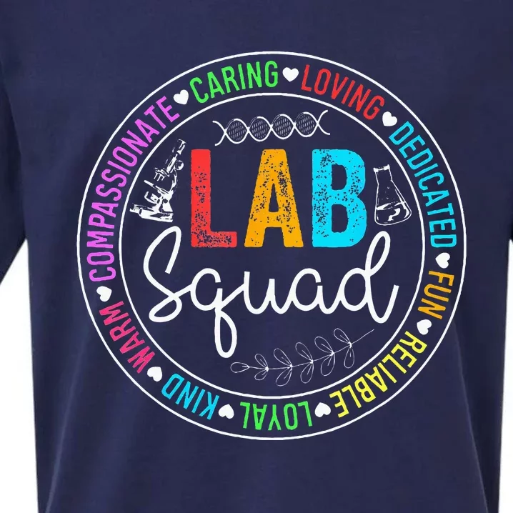 Lab Squad Funny Lab Week 2024 Medical Laboratory Technician Sueded Cloud Jersey T-Shirt