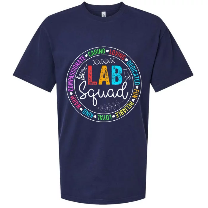 Lab Squad Funny Lab Week 2024 Medical Laboratory Technician Sueded Cloud Jersey T-Shirt