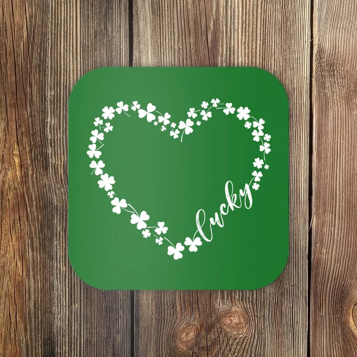 Lucky Shamrock Four Leaf Clover St Patricks Day Coaster