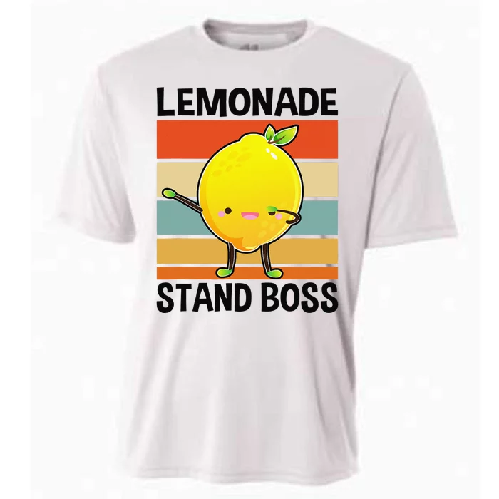 Lemonade Squad For Stand Boss Lemon Juice Summer Cooling Performance Crew T-Shirt