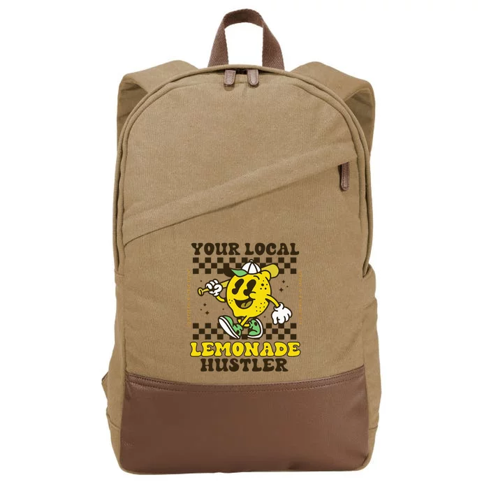 Lemon Stand Funny Lemonade Entrepreneur Cotton Canvas Backpack