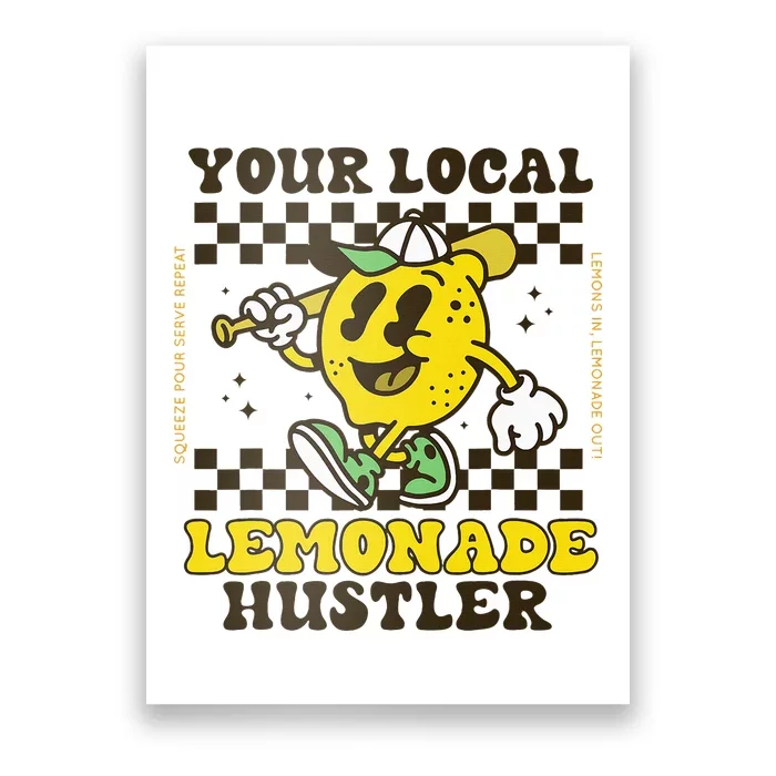 Lemon Stand Funny Lemonade Entrepreneur Poster