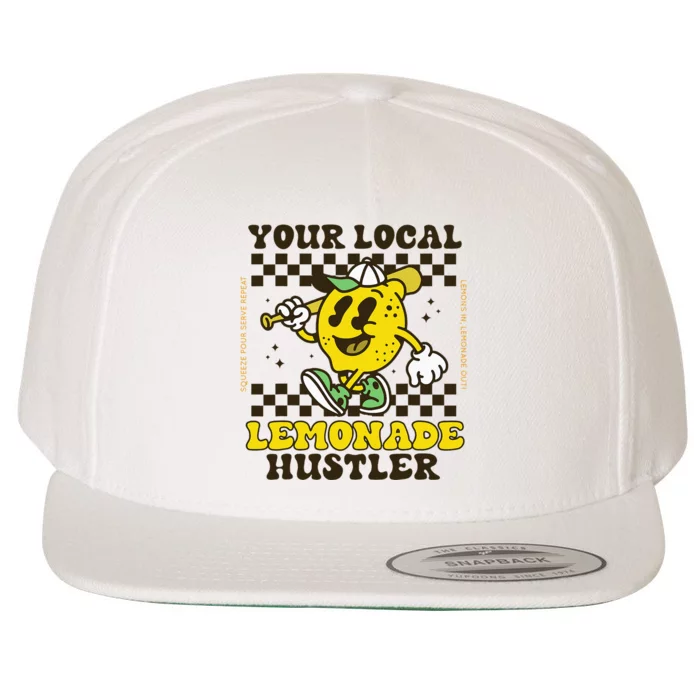 Lemon Stand Funny Lemonade Entrepreneur Wool Snapback Cap