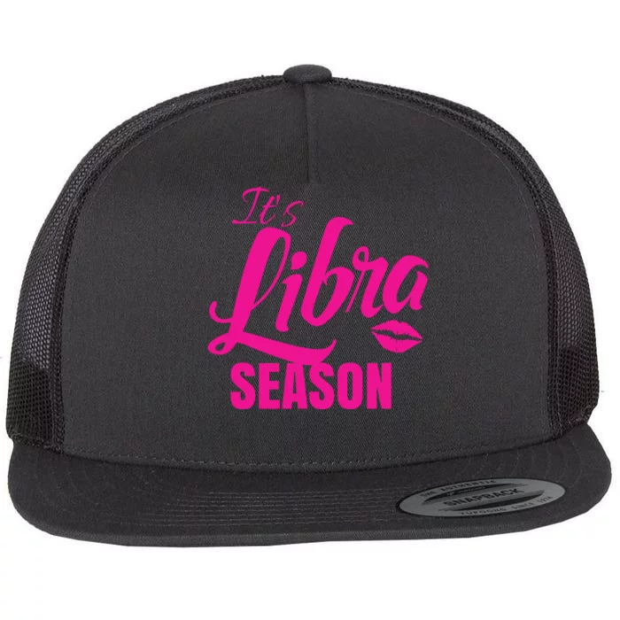 Libra Shirts For Women ItS Libra Season Libra Zodiac Sign Flat Bill Trucker Hat