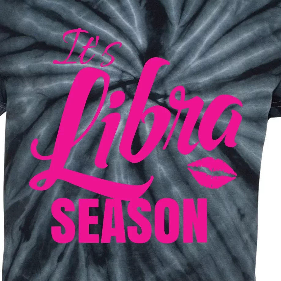 Libra Shirts For Women ItS Libra Season Libra Zodiac Sign Kids Tie-Dye T-Shirt