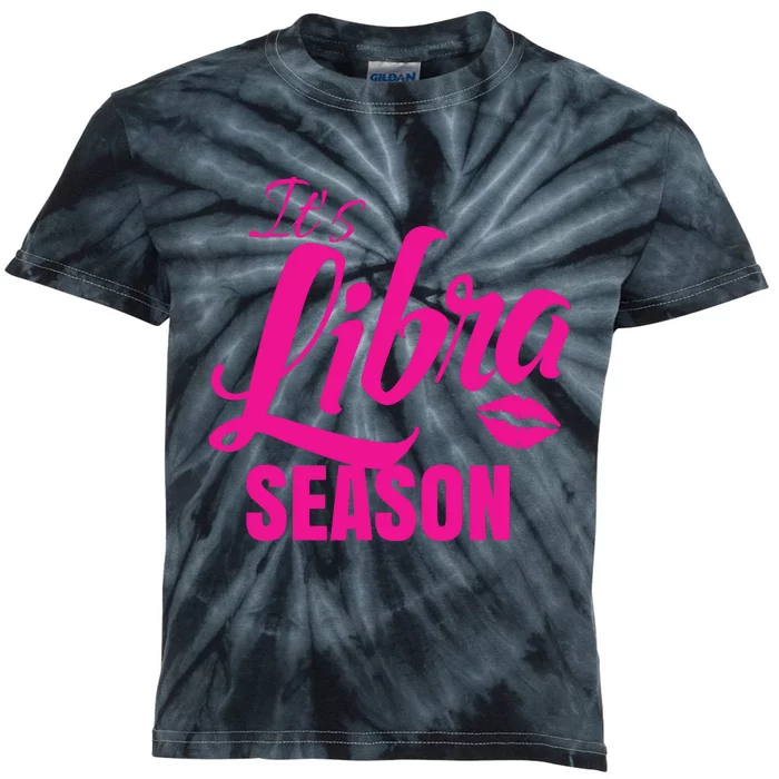 Libra Shirts For Women ItS Libra Season Libra Zodiac Sign Kids Tie-Dye T-Shirt