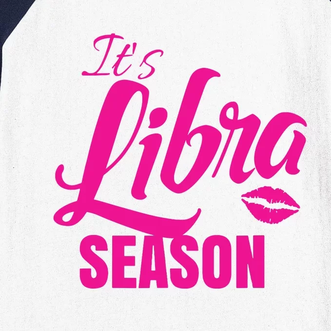 Libra Shirts For Women ItS Libra Season Libra Zodiac Sign Baseball Sleeve Shirt