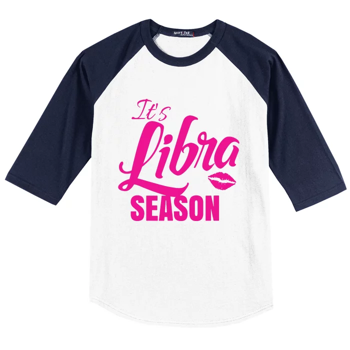 Libra Shirts For Women ItS Libra Season Libra Zodiac Sign Baseball Sleeve Shirt