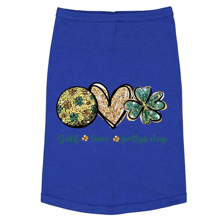 Lucky Shamrock Golf Love Patty's Day Players Gift Funny Gift Doggie Tank