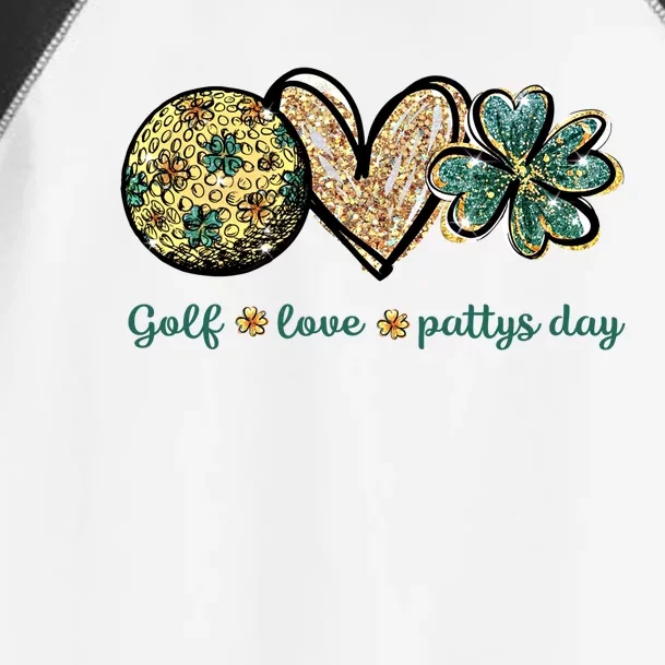 Lucky Shamrock Golf Love Patty's Day Players Gift Funny Gift Toddler Fine Jersey T-Shirt