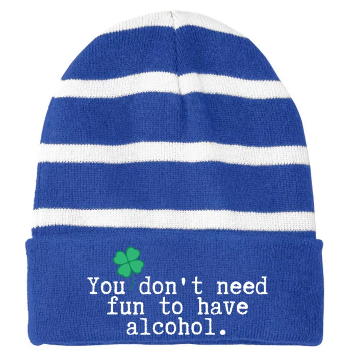 Law Student Gift St Patrick's Day Law School Care Package Gift Striped Beanie with Solid Band