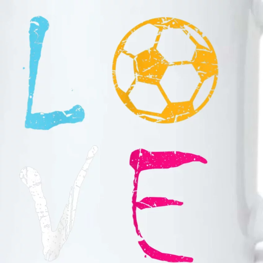 Love Soccer Girl Funny Soccer Player Meaningful Gift Black Color Changing Mug