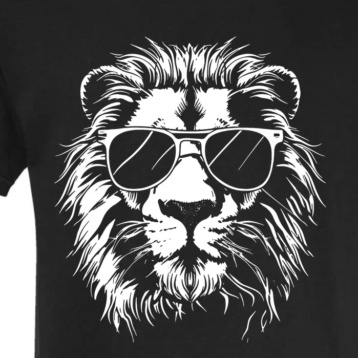 Lion Sunglasses Graphic Garment-Dyed Heavyweight T-Shirt