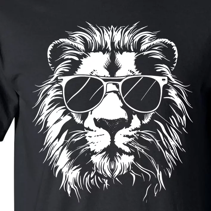 Lion Sunglasses Graphic Tall T-Shirt